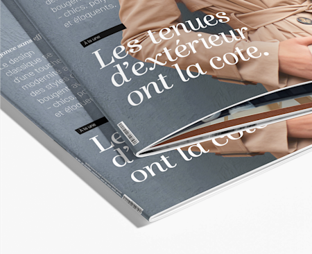 Brochures agrafées