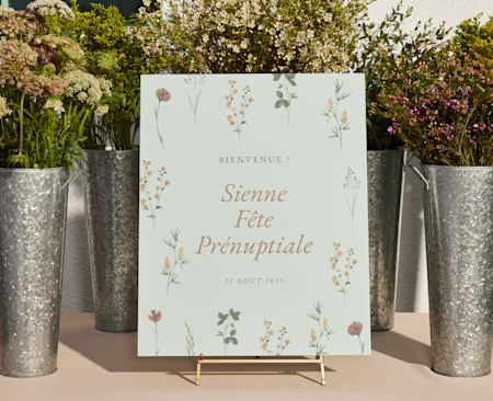 Fournitures et affichage de fête
