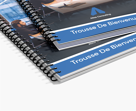 Livrets à reliure métallique