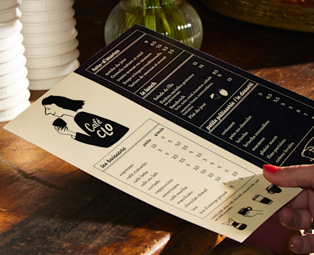 Cartes de menu