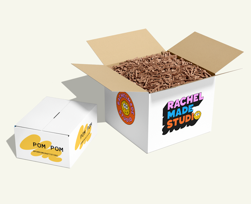 Boîtes d’expédition avec logo