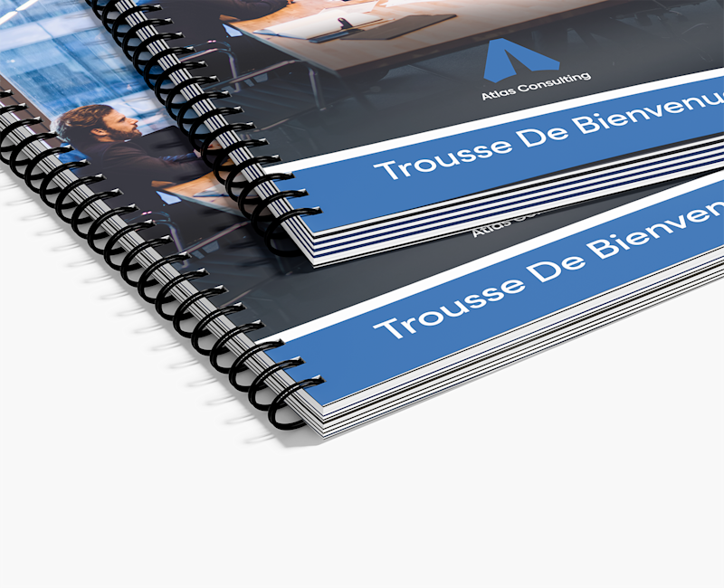 Livrets à reliure métallique