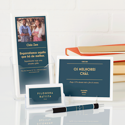 Sobre nós Materiais de marketing