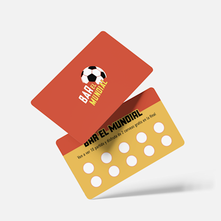 Tarjetas de fidelidad