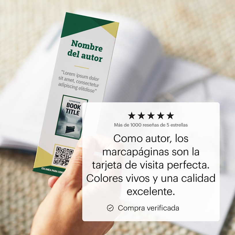 Marcapáginas personalizados