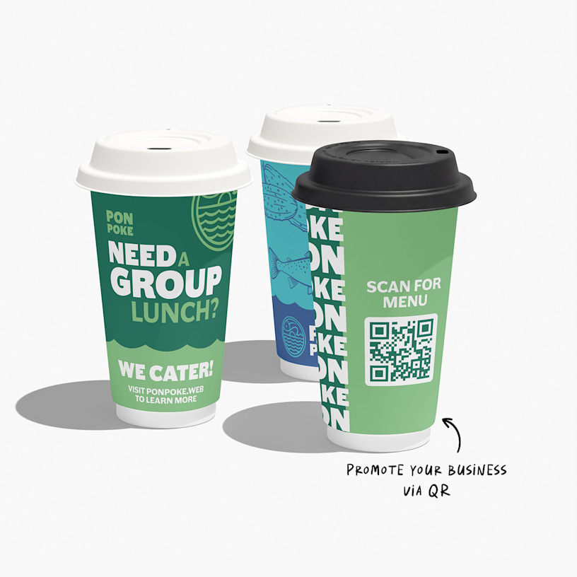 personalized disposable coffee cups