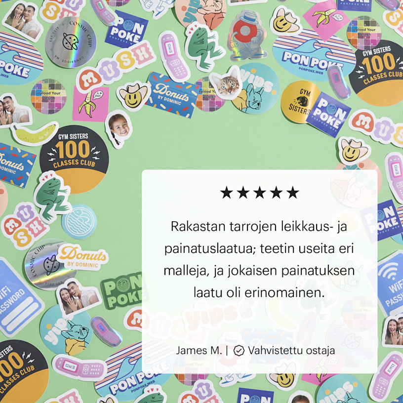 Esimerkki 5 valitusta tuotteesta