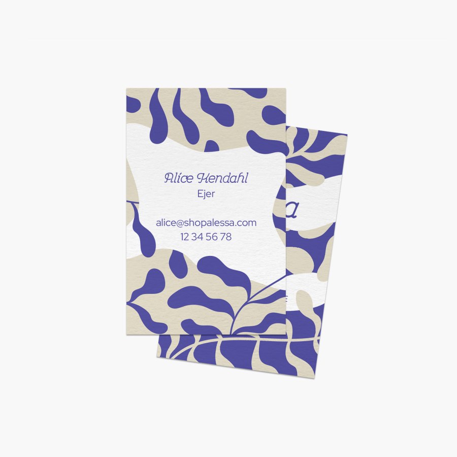 tilpassede visitkort