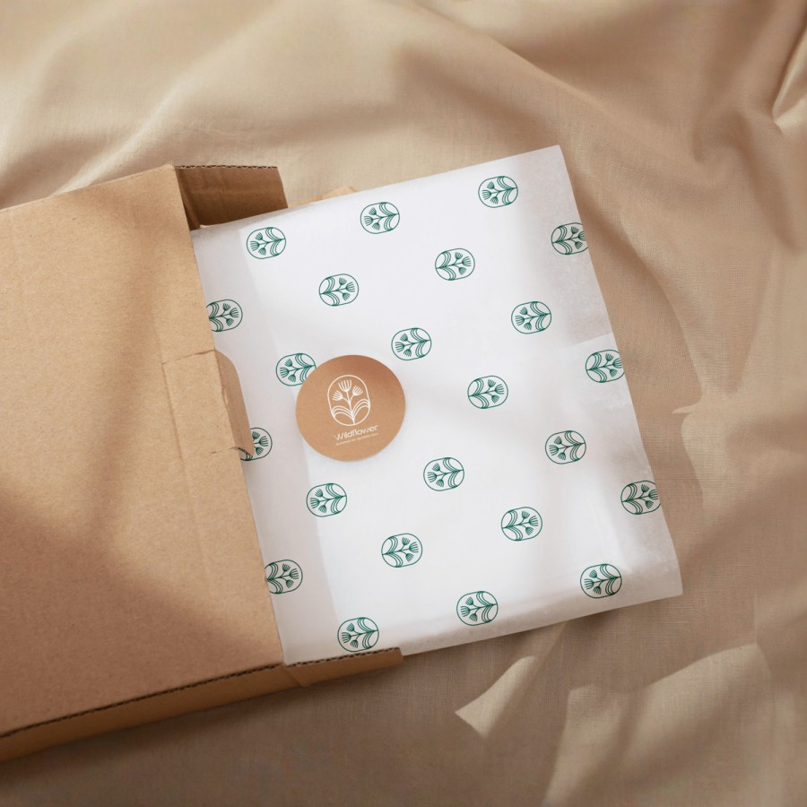 Personalisiertes Seidenpaper