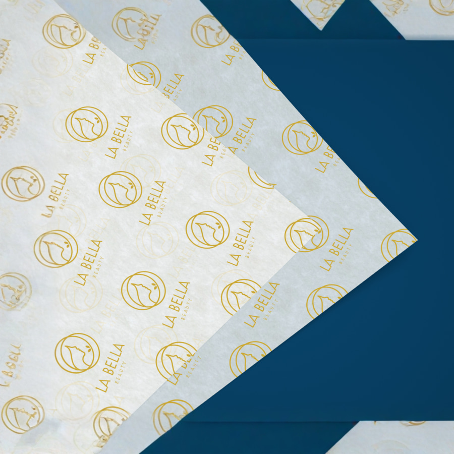 Personalisiertes Seidenpaper