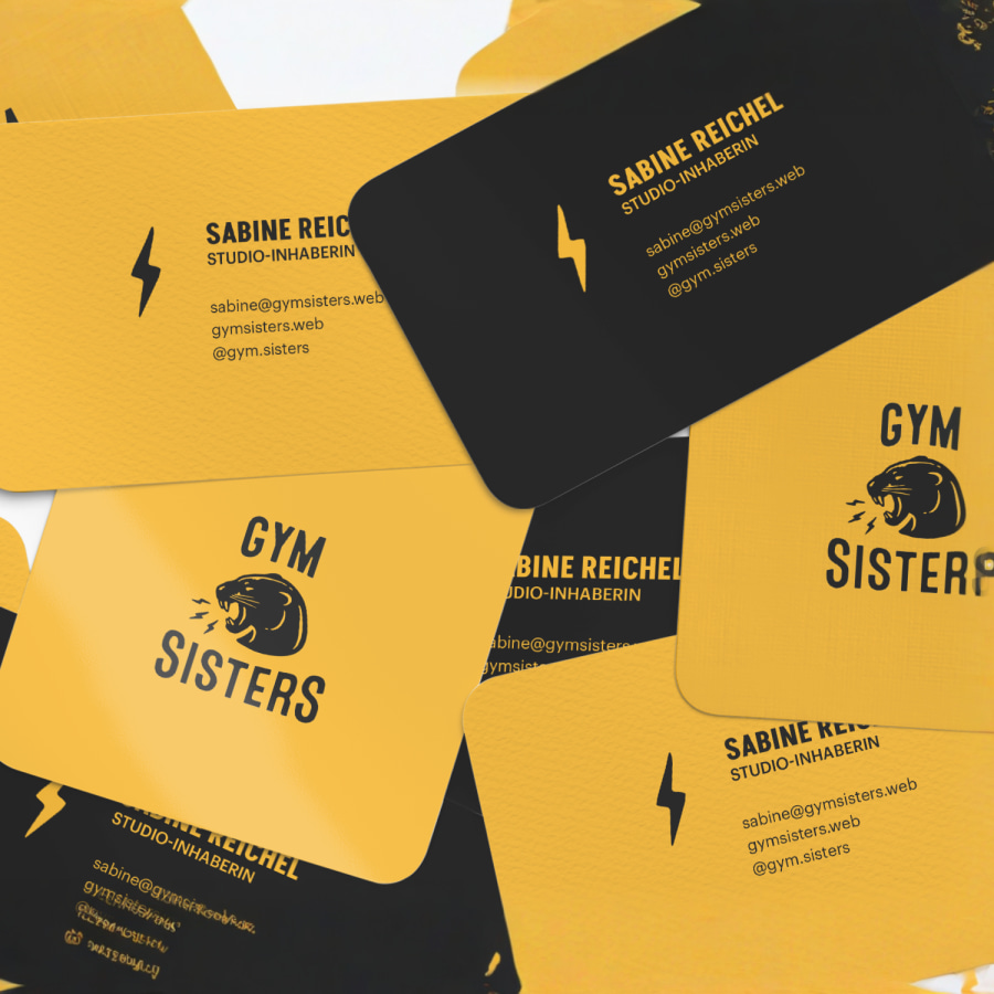 Visitenkarten mit abgerundeten Ecken