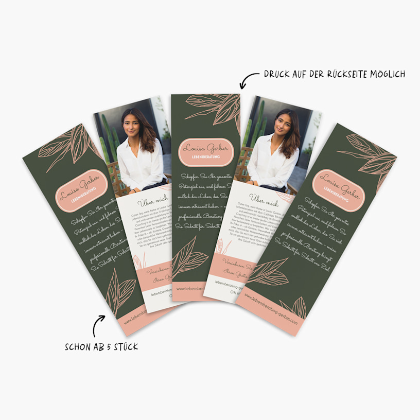 Personalisierbare Lesezeichen