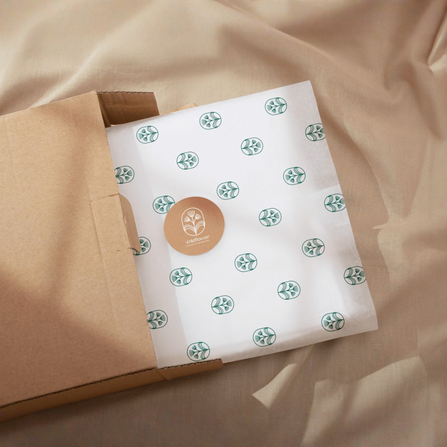 Personalisiertes Seidenpaper