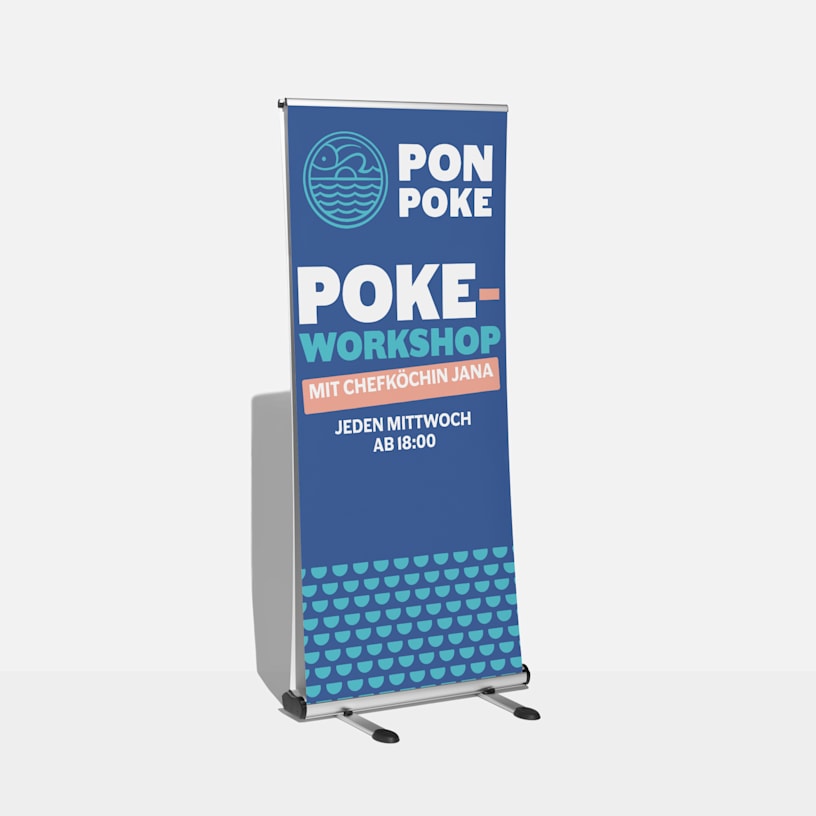 Roll Up Banner für den Außenbereich 