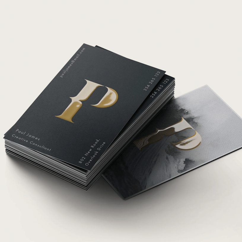 raised ink business cards