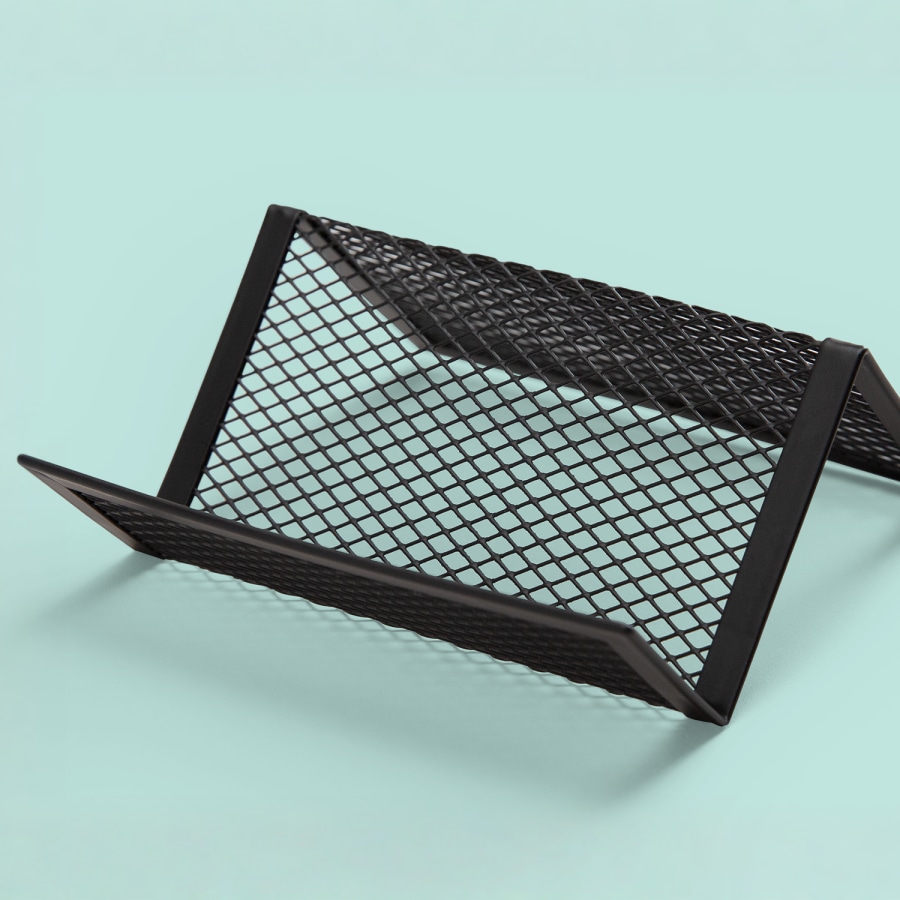 Metal mesh holder