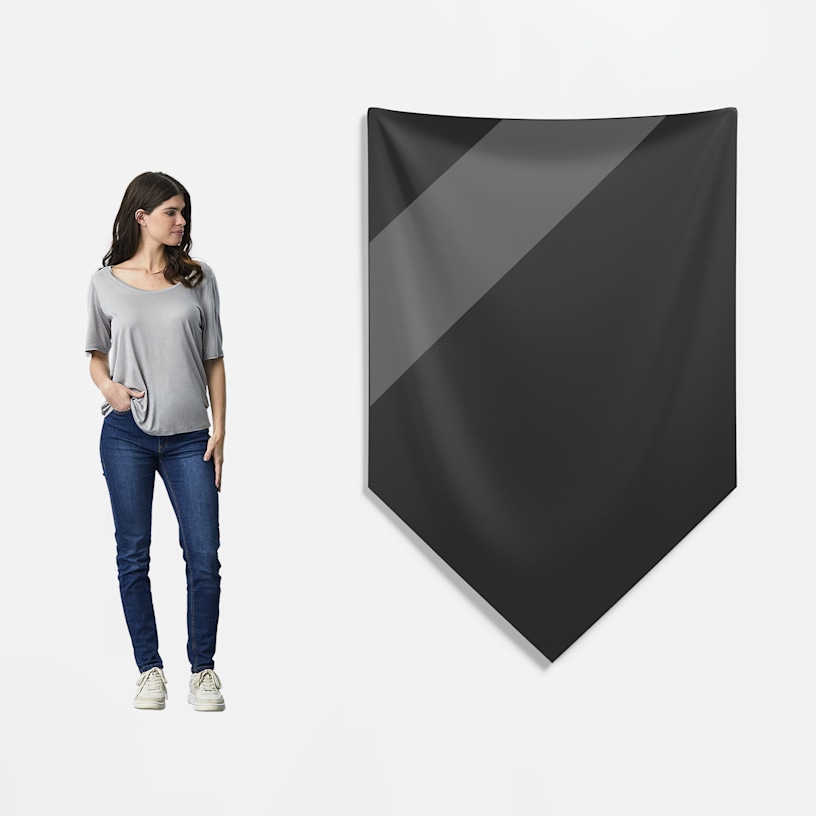 custom pennants standard size