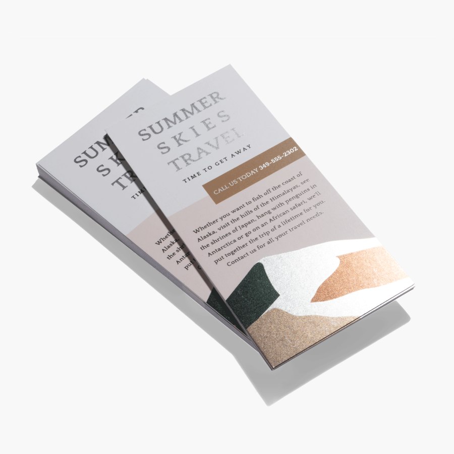 dark blue real estate rack cards