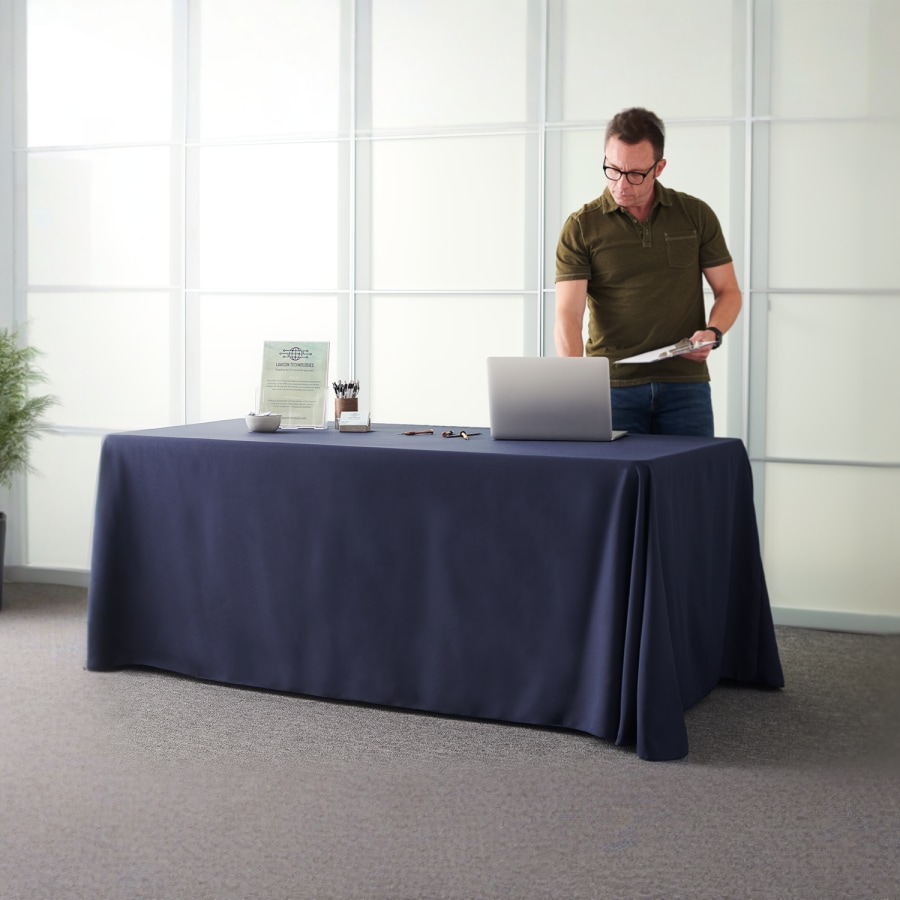blank tablecloths