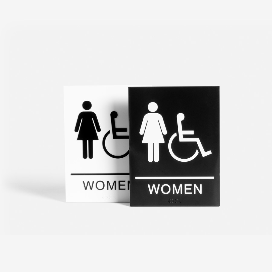 washroom signs