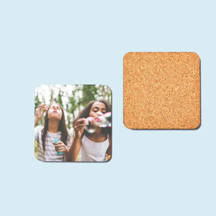 Custom photo coaster
