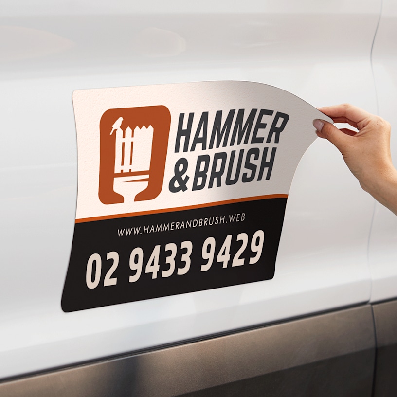 custom car door magnets