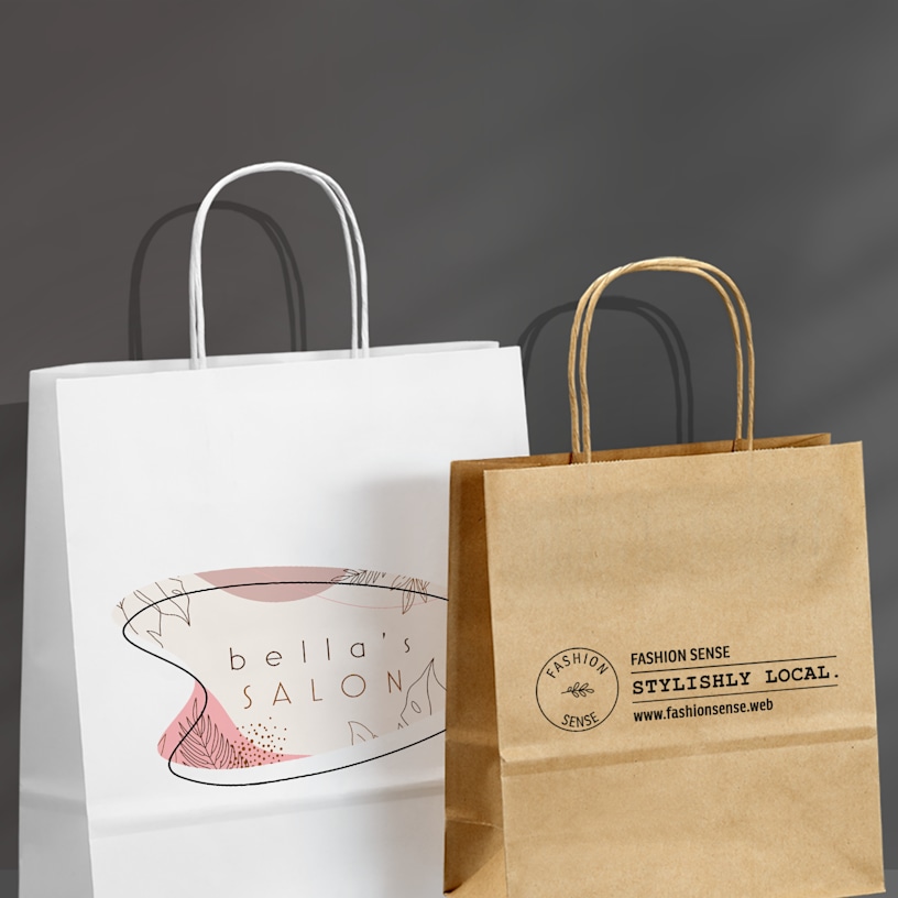 custom printed paper bags canada