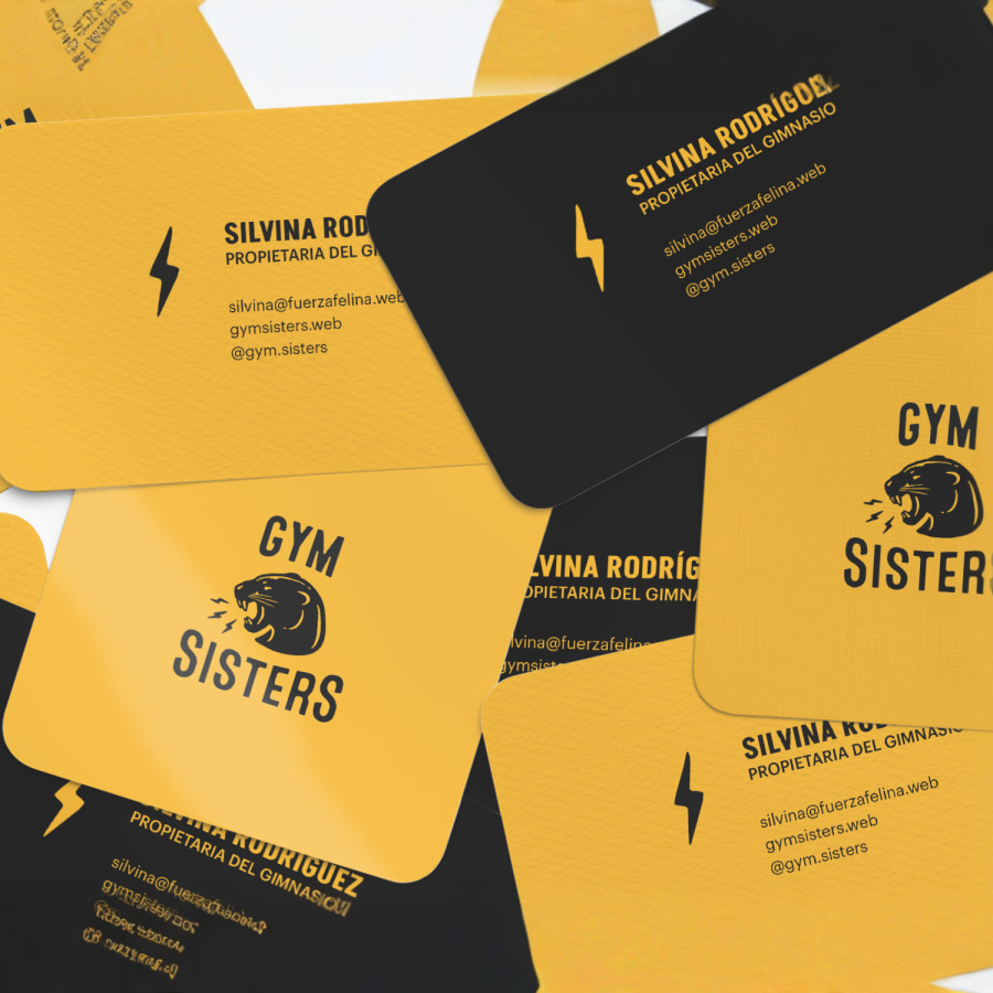 Tarjetas de visita con esquinas redondeadas