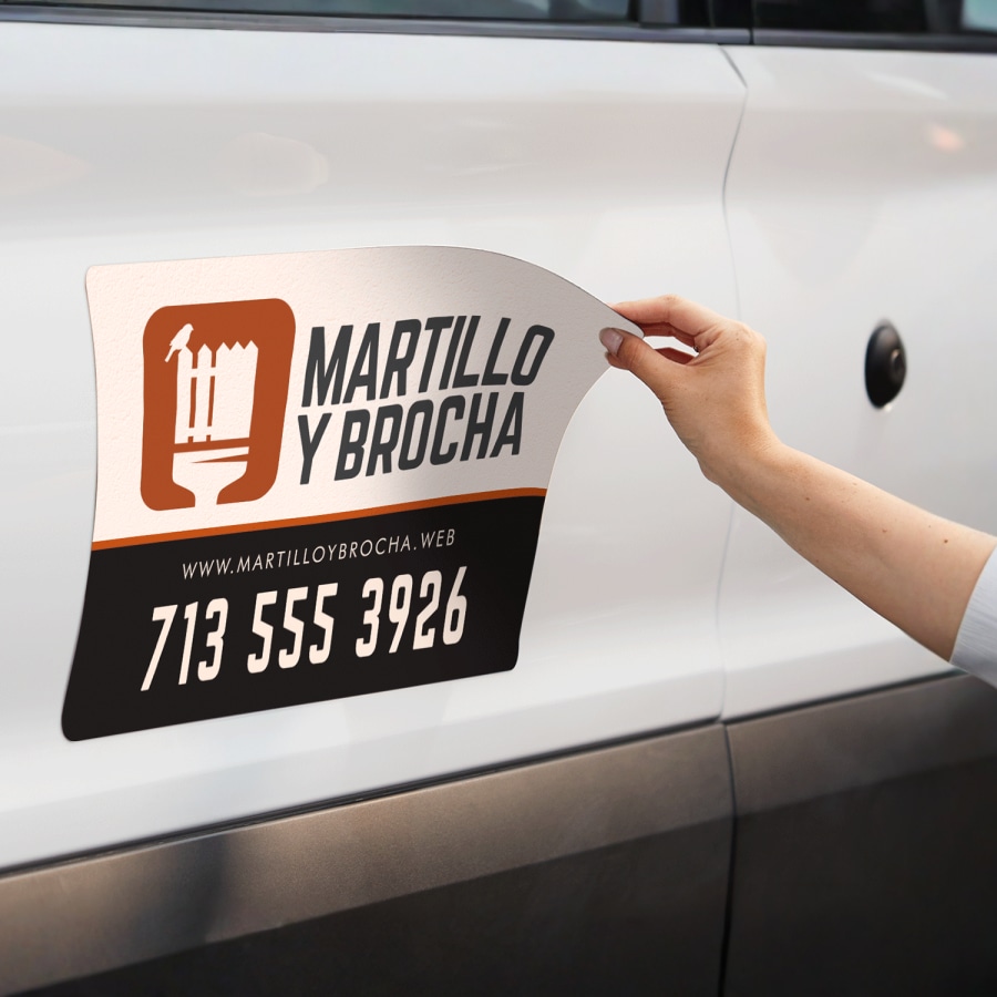 imanes para vehículo personalizados