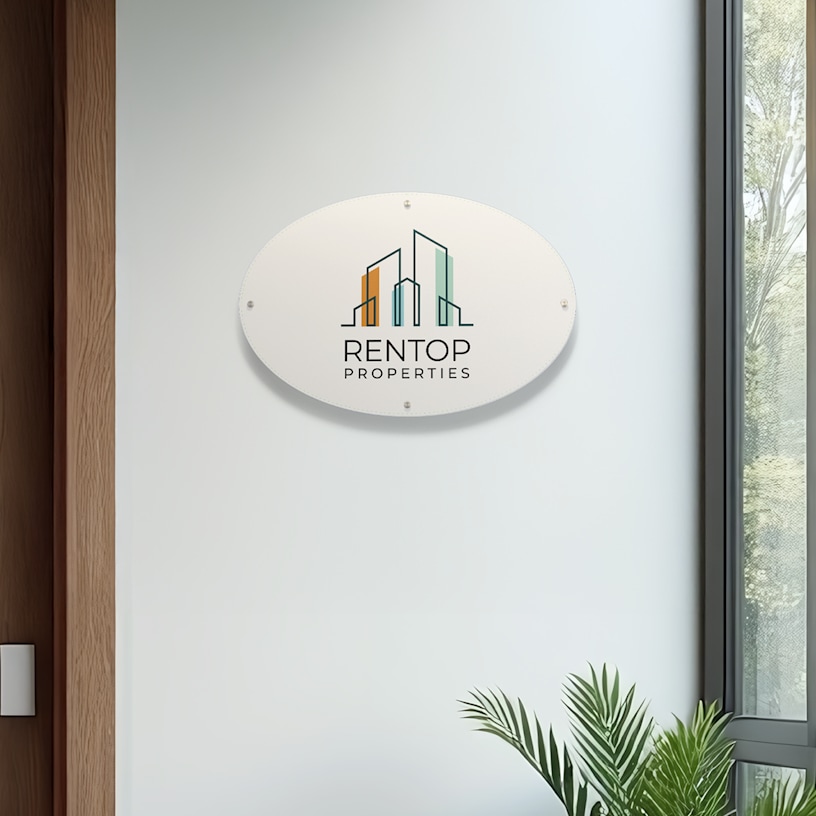 cartel metálico personalizado de propiedad privada