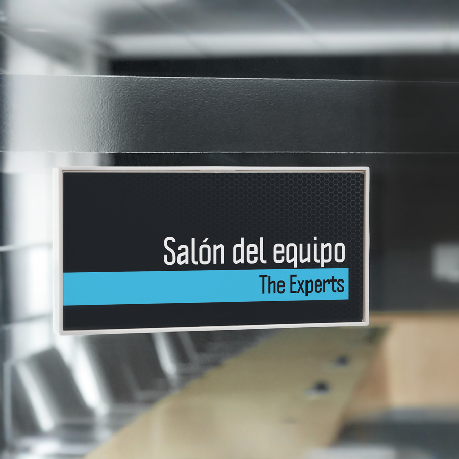 carteles de plástico para puertas