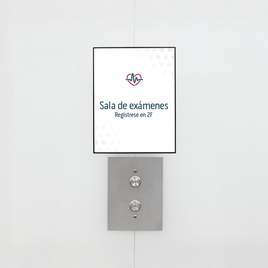 carteles de plástico para puertas personalizados
