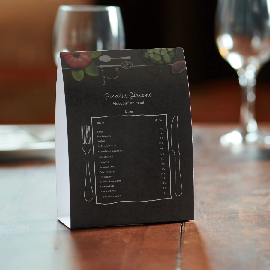 Esimerkki 4 valitusta tuotteesta