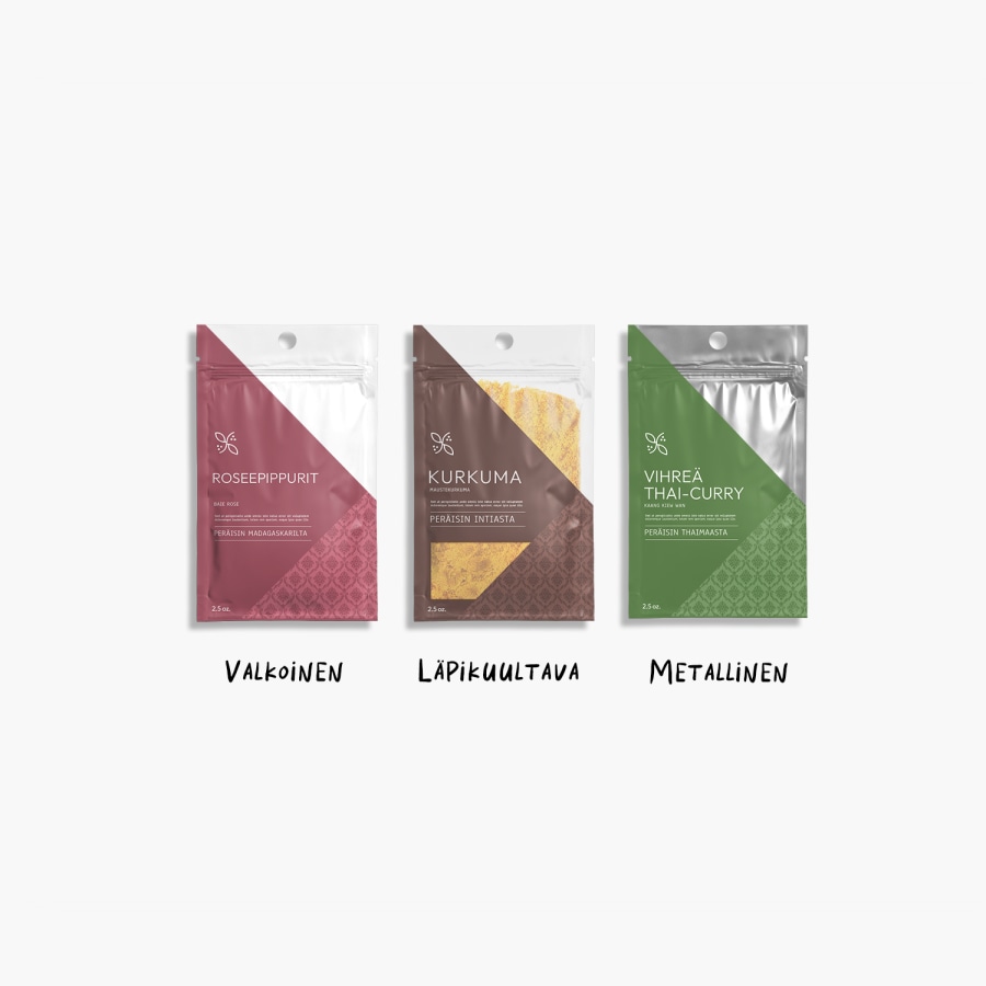 Esimerkki 8 valitusta tuotteesta