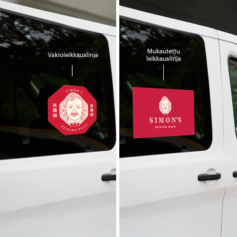 Esimerkki 8 valitusta tuotteesta