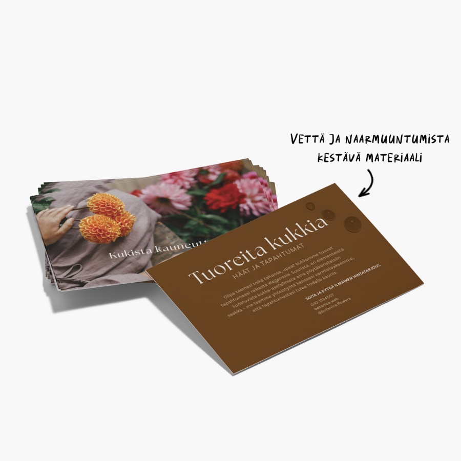 Esimerkki 3 valitusta tuotteesta