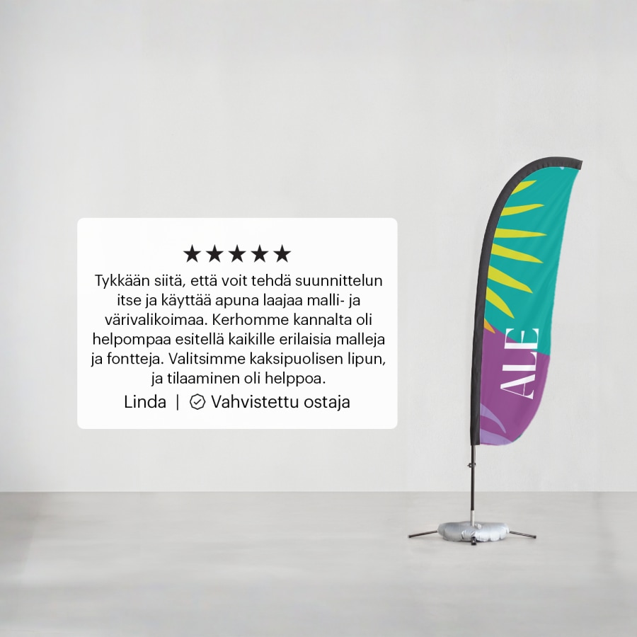 Esimerkki 4 valitusta tuotteesta