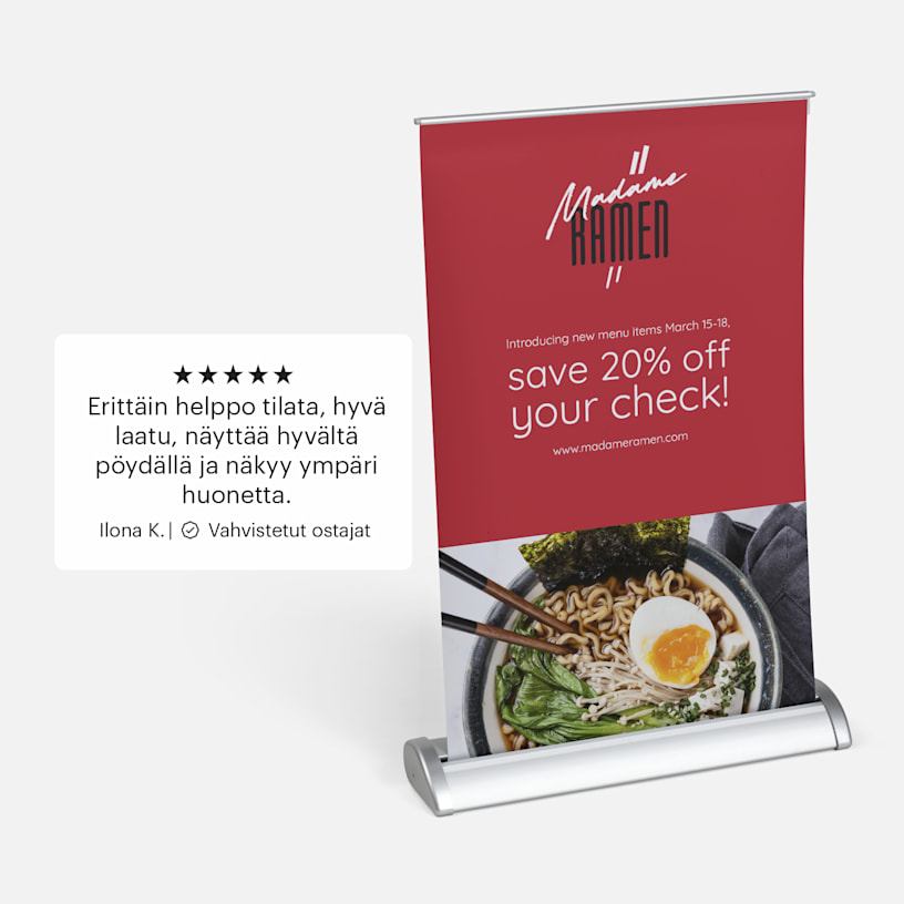 Esimerkki 3 valitusta tuotteesta