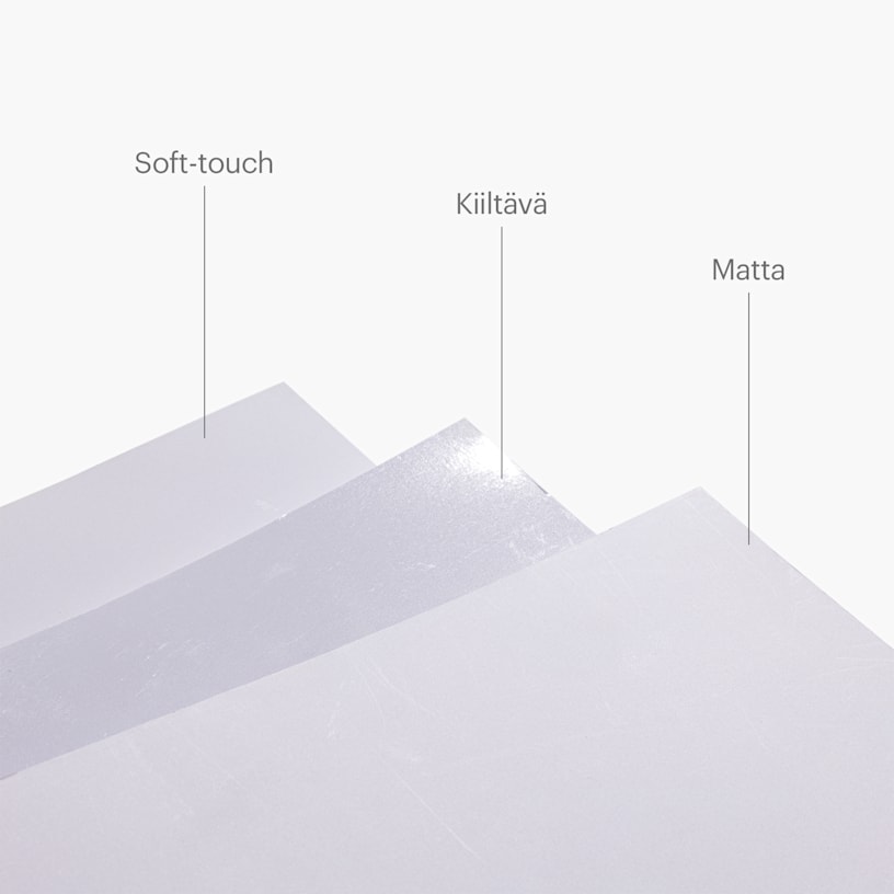 Pino mukautettuja muistikirjoja, joissa on erilaisia ​​sisäsivuasetteluja, mukaan lukien kuvioton, pisteellinen ja ruudukkopaperivaihtoehto.