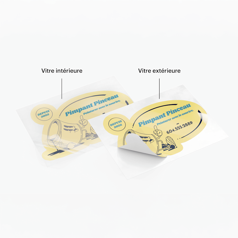 autocollants pour vitre de voiture