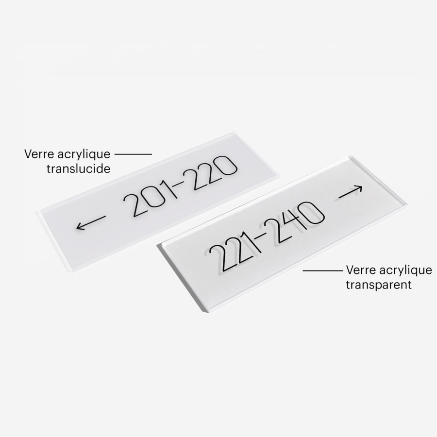 enseignes en acrylique