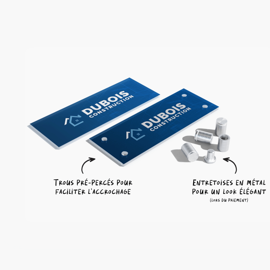 enseignes en acrylique Canada