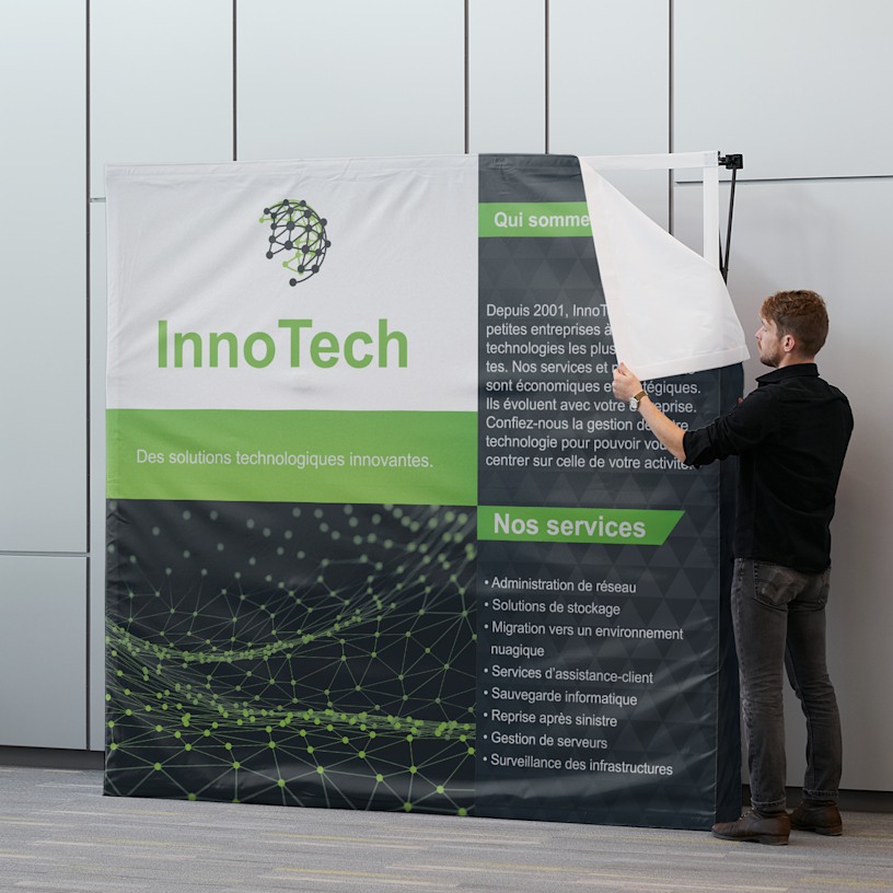 stands parapluie pour salons professionnels