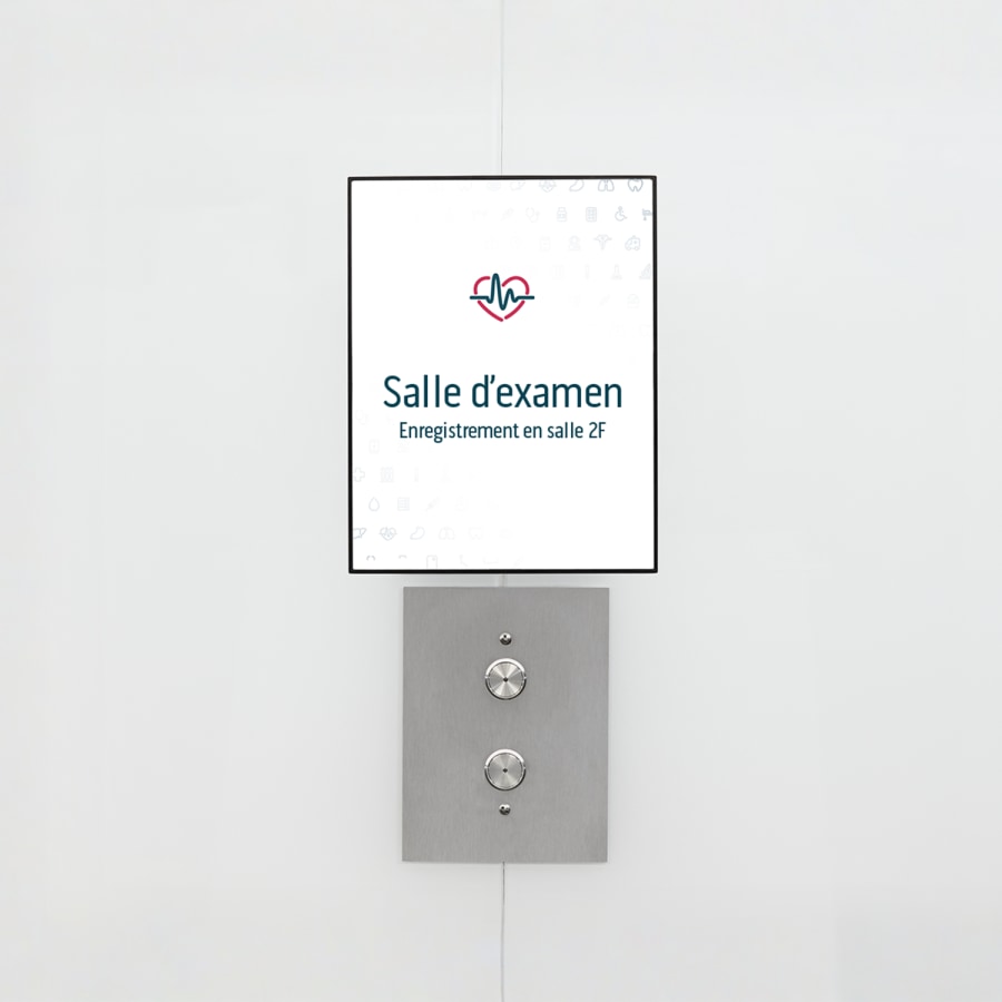 plaques de porte personnalisées en plastique