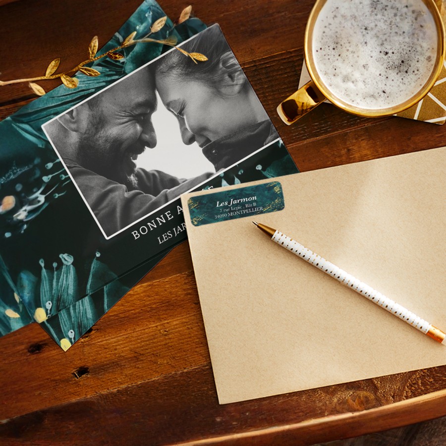 Étiquettes d’adresse adhésives