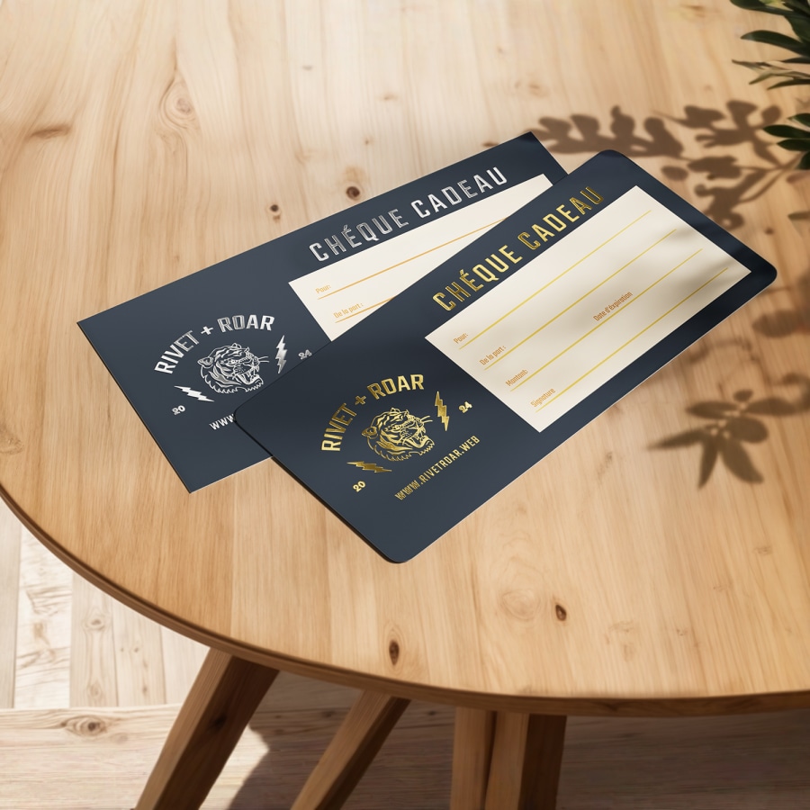 Cartes cadeaux personnalisées