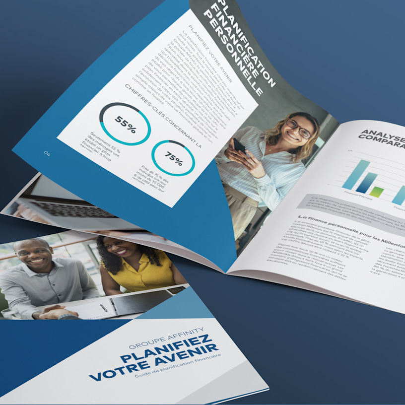 Impression de brochures agrafées