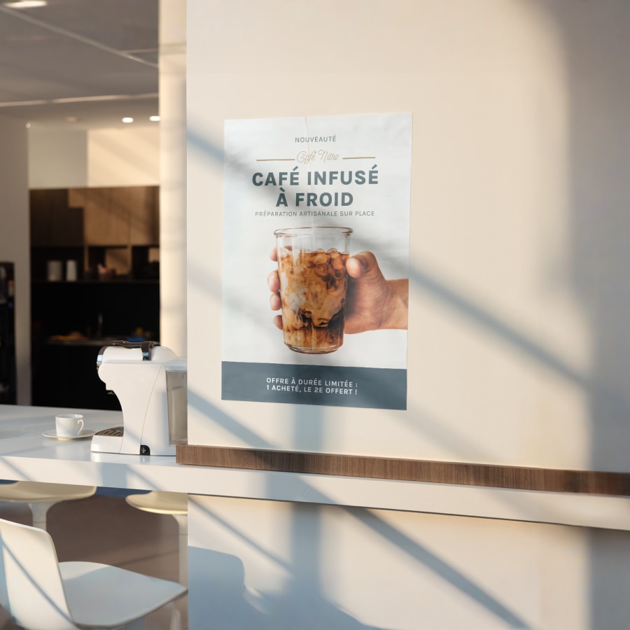 Impression d’affiches autocollantes
