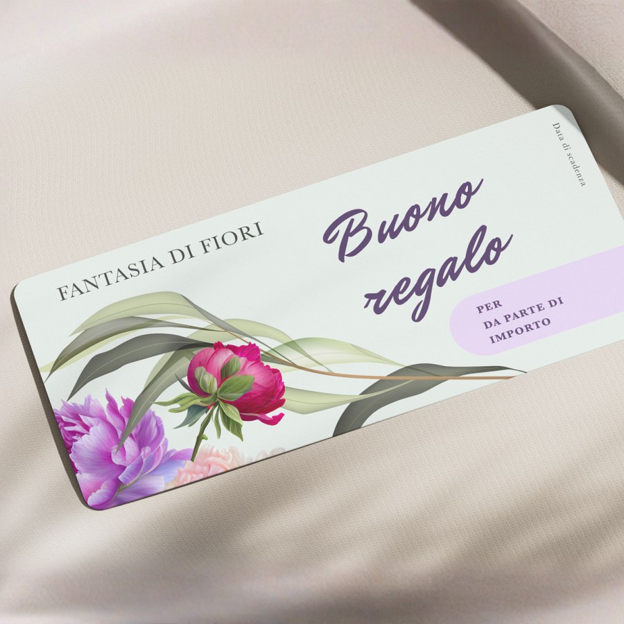 Buoni regalo personalizzati