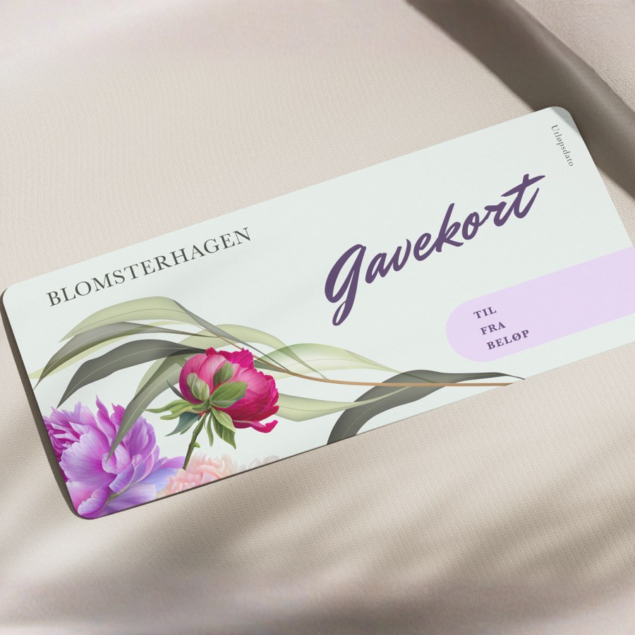 Egne gavekort med logo